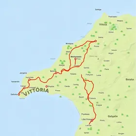Map route for Guarapari from Vitória: local guide for Brazil travelers