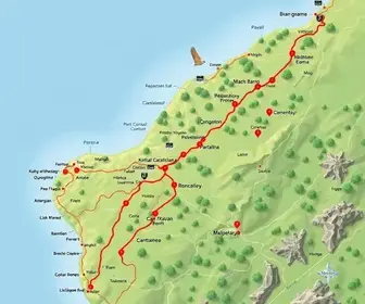 Transpantaneira map for planning your trip: location, access and nearby highlights