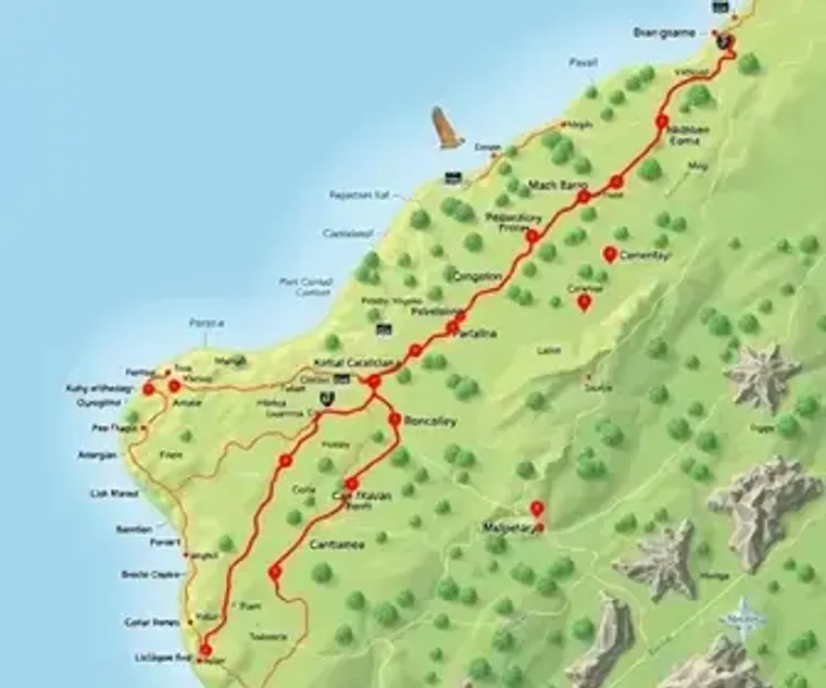 Transpantaneira map for planning your trip: location, access and nearby highlights